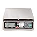 TORREY PC80L Electronic Price Computing Scale, Rechargeable Battery, Stainless Steel Construction, 100 Memories, 8 Direct Access Keys, 80 lb
