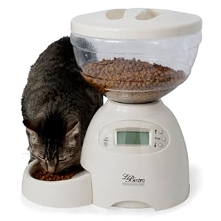 Petmate Le Bistro Portion Control Automatic Pet Feeder 5 Pound