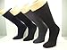 Women's Rayon from Bamboo 3PK Crew Socks (5-9 Shoe) (Black)
