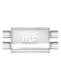 Magnaflow 11386   Silenciador ovalado (acero inoxidable, 1.0 in)