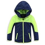 M2C Boys & Girls Hooded Light Weight Windbreaker Water Resistant Jacket