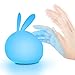 Touch Bunny Nightlights, Interesting Mild Soft lighting ,7 Changing Lighting Perfect Small Gift for Children by Shiloh-E Tech