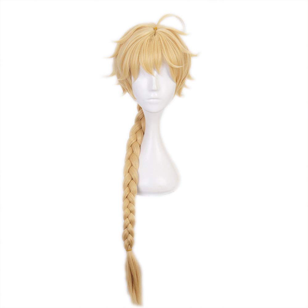 OSIAS Traveler Aether Sora Genshin Impact Cosplay Wig for Man and Boys (Traveler/Aether/Sora) โ image 1