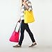 flip & tumble Premium Reusable Grocery Bag - Perfect Shopping Bag, Beach Bag, Travel Bag (Black)