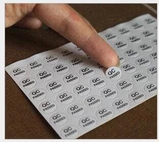coated paper QC passed adhesive sticker 5000pcs diameter 1.5CM