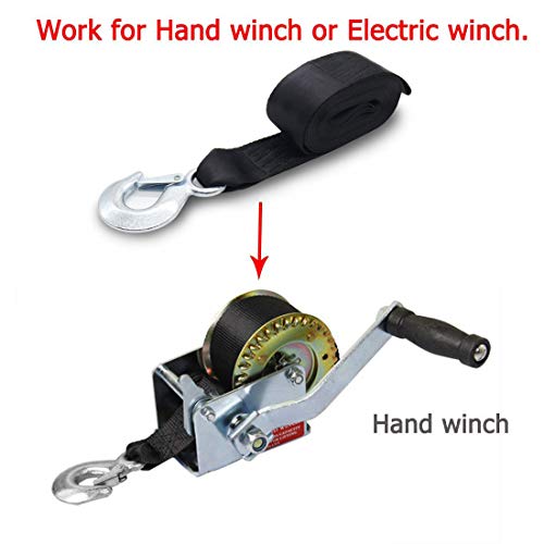 Botepon Marine Boat Trailer Winch Strap With Hook Replacement 2 X20 And 4500 Lbs Capacity For Boats Trailer Wave Runner Towing Heavy Duty Equipment Pricepulse