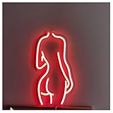 Red Sexy Lady Back LED Neon Sign Lights
