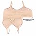 DAISITY Womens Seamless Sleep Nursing Bra for Breastfeeding Clip Down Maternity Bras Pack of 3 Color Black Beige Pink Size S