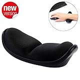 YITOOK Mouse Wrist Rest,Upgrade Ergonomic Memory Foam Wrist Pad Anti-Skid Mousepad Support Wrist Rest Mat for Office Computer Laptop - Durable Comfortable Lightweight Easy Typing Pain Relief (Black)