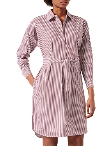 BOSS Women's C_Detelizza Dress, Dark Red606, 34