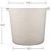 INDRESSME XL Cotton Rope Storage Basket Baby Laundry Basket Woven Baskets with Handle for Diaper Toy Off White Home Decor 16.0