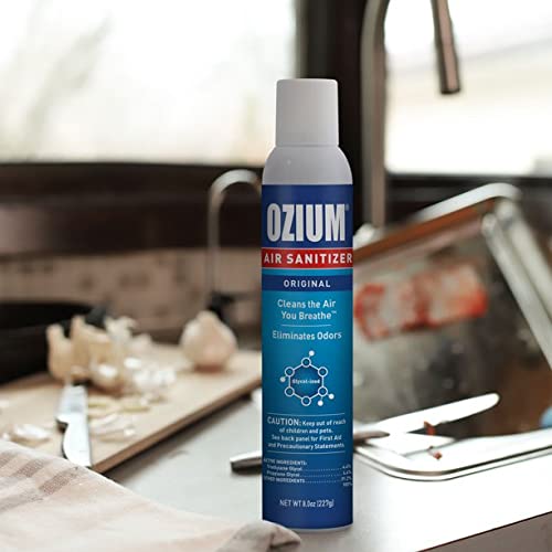 Ozium 0.8 oz. Air Sanitizer & Odor Eliminator for Homes, Cars, Offices and More, Original Scent