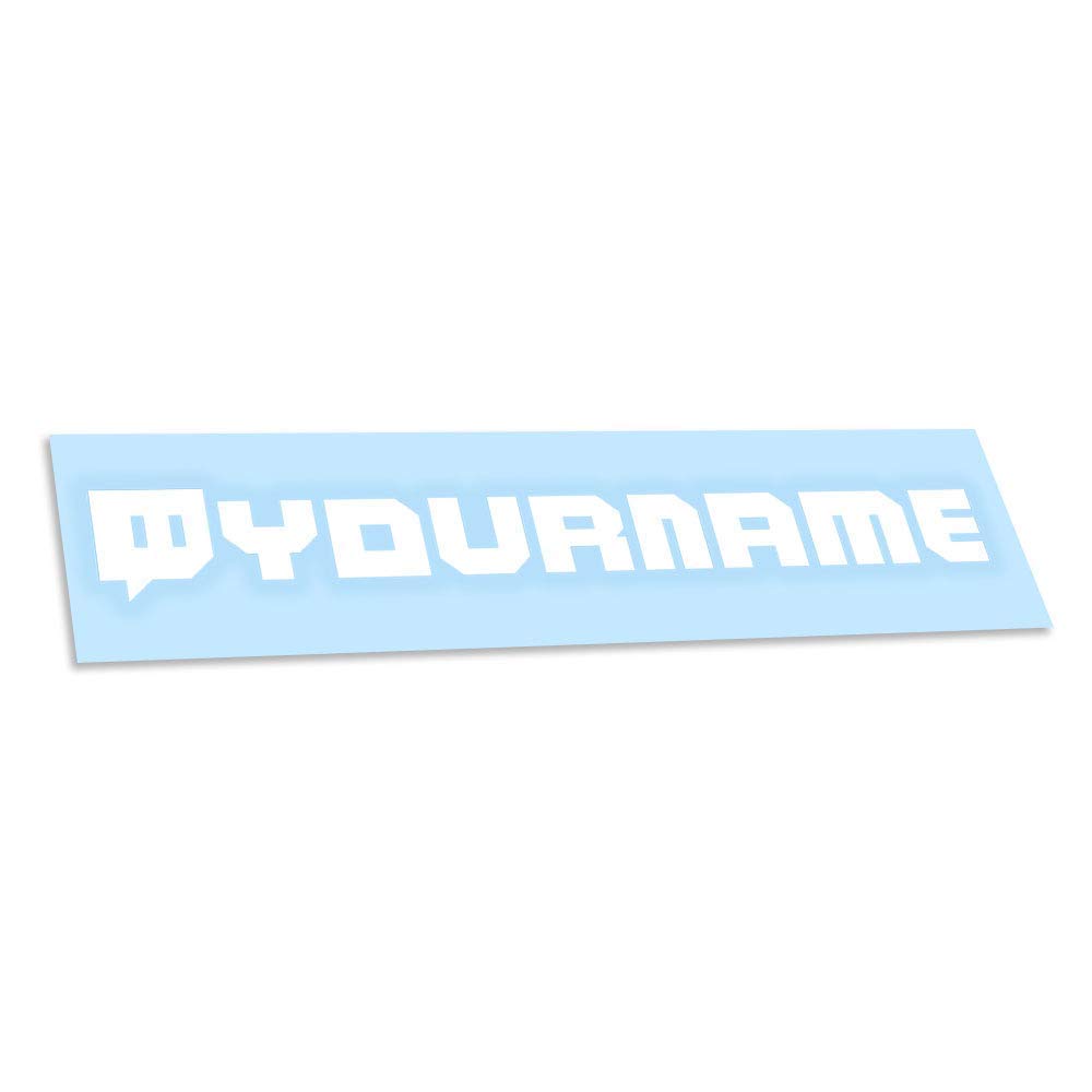 Buy Custom Streamer Name Vinyl Decal Personalized Gamer Username