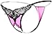 Ochiria HOT Lace Sexy Lingerie For Women For Sex Crotchless G String3 Panty Thong ,Pink,One size