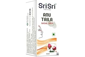 (Pack of 4) Sri Sri Tattva Anu Thailam Ayurvedic Nasya Oil 10 ML by Exportmall