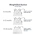 Nested Bean Zen Sack - Gently Weighted Sleep Sacks | Baby: 6-15 Months | Cotton 100% | Help Newborn/Infant Swaddle Transition | 2-Way Zipper | Machine Washable