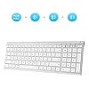 Bluetooth-Keyboard-for-Mac-Jelly-Comb-KUS015G-2-Multi-Device-Wireless-Keyboard-Full-Size-Ultra-Slim-UK-QWERTY-Specially-for-Apple-OSiOS-Systems-White-and-Silver Bluetooth Keyboard for Mac, Jelly Comb KUS015G-2 Multi-Device Wireless Keyboard Full Size Ultra Slim UK QWERTY Specially…