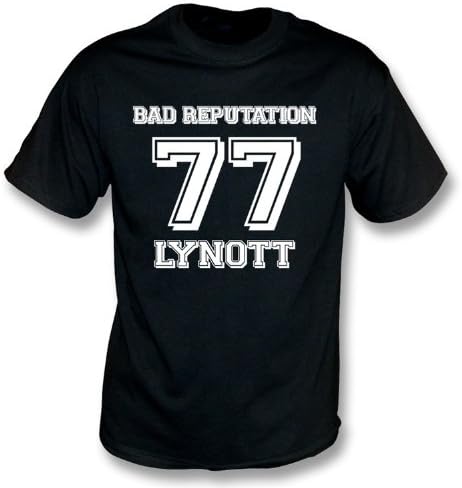 Phil Lynott Bad Reputation 77 T-shirt, Color Black