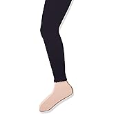 Jefferies Socks Girls' Cotton Footless Tights with Scalloped Edge