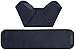 Amazon Basics Room Darkening Blackout Window Curtain with Rod Pocket and Tie Back, 42 x 63 Inches, Black - Set of 2