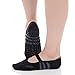 Great Soles Women's Ballet Sock , Black/Grey, One Size - comfortably fits women shoe sizes 6-10.