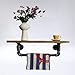 Diwhy Industrial Pipe Shelf Shelving Pine Wood and Pipe Towel Rack - Multiple Shelves (Wood 01, 24
