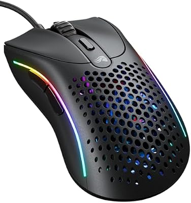 Model D 2 Kabelgebundene Gaming-Maus, 58g, BAMF 2.0, in Schwarz
