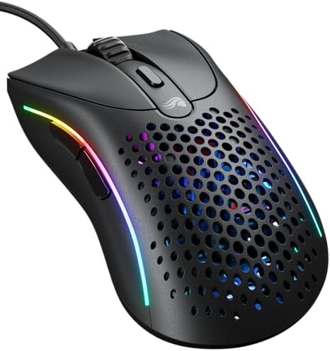Model D 2 Kabelgebundene Gaming-Maus, 58g, BAMF 2.0, in Schwarz