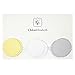 Chloe Elizabeth Circle Dots Paper Party Garland Streamer Backdrop (10 Feet Long) - Yellow, Gray, White