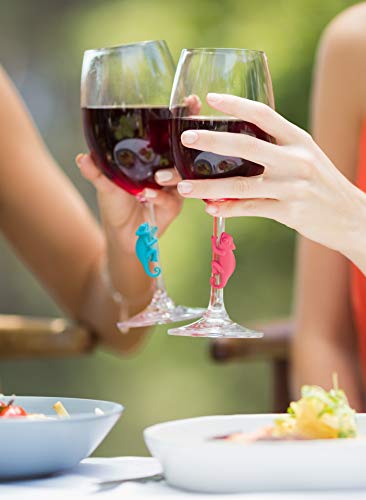 Fred SOCIAL CLIMBERS - Chameleon Wine Charms, Set of 6 - Thumbnail 2