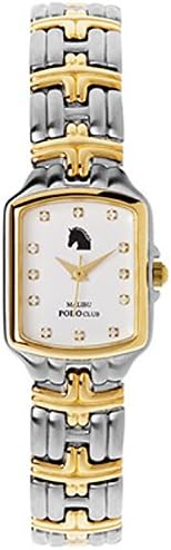 Malibu Polo Club Gents Stainless Steel & 18k Yellow Gold Plated