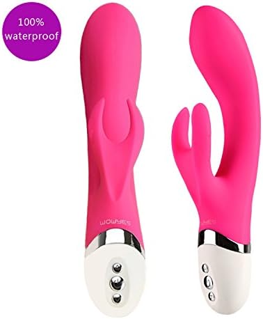 Massage Therapy Vibrator 5 Vibration Mode USB Charging, Wireless Waterproof Repair Muscle Pain and Sports Recovery Massager (-ROSE)