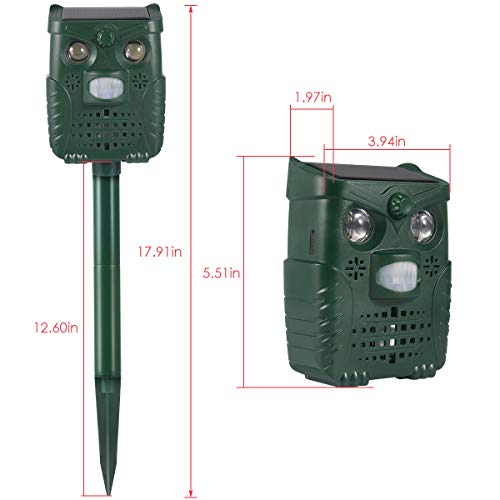 Ultrasonic Cat Deterrent, Animal Deterrent with Motion Sensor, Cat