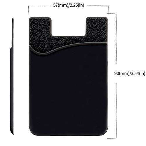 Slim Wallet Sticker Silicone Adhesive Credit Card Holder Pocket  Sticker  Pouch For Cell Phone Back Spigen Card Pocket Cell Phone Case