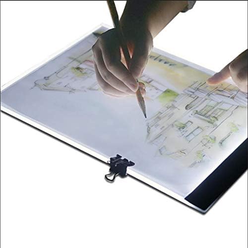 QGT Ultra-thin A4 Size Portable USB LED Artcraft Tracing Light Box Copy Board for Artists Drawing Sketching Animation and X-ray Viewing