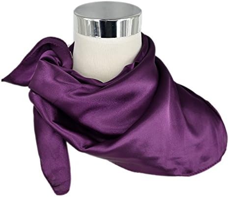 Pure Color Silk Feel Scarves Clothing Accessories Square Scarf Fashion