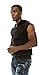 Angel Cola Men's Sleeveless Hoodie Zip Up Midweight Cotton Vest