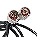 50 Ohm Ultra Low Loss N-Type Coax Cable 10ft, Ancable N Male to N Male Pigtail Jumper Cable for Cell Phone Signal Booster Router Amplifier and Inside/Outside Antennas Satellite Dish