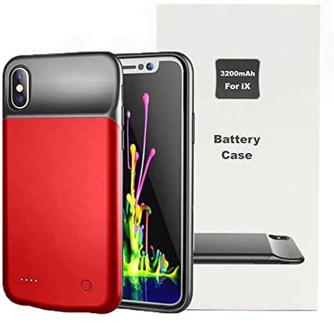BERRY Collection Ultra Thin Charging Case for iPhone X Battery Charger Case for iPhone X Portable Battery Power Bank Cover Compatible with for(iPhone X)