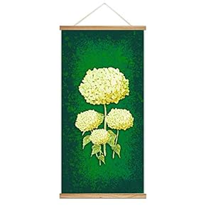 Hanging Poster NO Magnetic Wooden Framed, Beautiful Green Life Forest Home Wall Canvas Prints Decoration Ready to Hang - 18"x36"