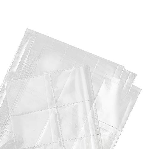 image for WeLiu Baseball Card Sleeves Trading Card Pages Sleeves Coupon Binder P