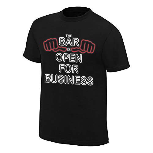 WWE Authentic Wear WWE Sheamus & Cesaro The Bar is Open for Business T-Shirt Black Small