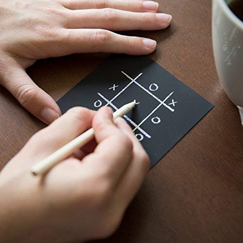 Holographic Scratch Off Mini Notes + 2 Stylus Pens Kit: 150 Sheets of Holographic Scratch Paper for Kids Arts and Crafts, Plane or Travel Toys - Cute Unique Gift Idea for Kids, Girls, or Anyone! - Thumbnail 2