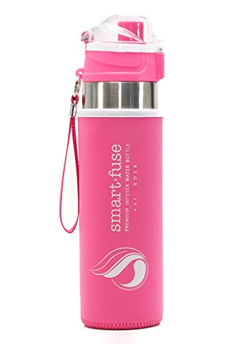 Smartfuse sport fruit infuser water bottle - (1) 24 oz …
