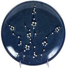 Japanese Blue Namako 10 Inch Dinner Plate
