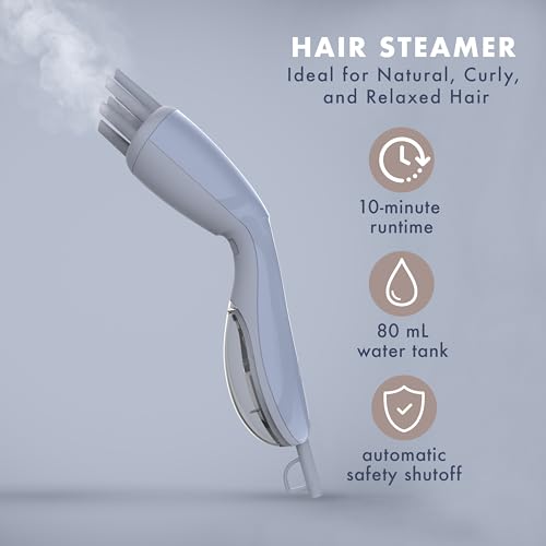 Infiniti PRO by CONAIR Steam Therapy Hair Steamer, Portable Hair Steamer with 7