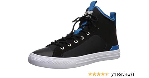 black leather converse