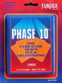 Fundex Games 1992 Version Phase 10 Card Game by Fundex