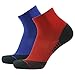 Running Socks Support, HUSO Men Women High Performance Arch Compression Cushioned Quarter Socks 1,2,3,4,6 Pairs