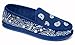Troooper America KS-002 Bandanna Paisley Slip-On House Shoe Slippers (9, ROYAL BLUE / WHITE)